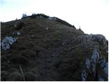 Bohinjsko sedlo - Gladki vrh (Ratitovec)